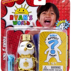 New 😉 Ryan's World Series 4 Posh Peck & Mystery Action Figure 2-Pack 🥰