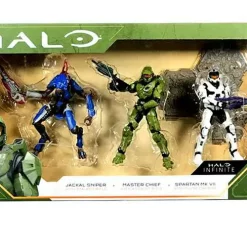 Best reviews of ⭐ Halo Infinite Jackal Sniper, Master Chief & Spartan Mk VII Action Figure 3-Pack 😍