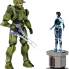 Brand new 🧨 Halo Master Chief Action Figure [with Cortana] 🎉 -Halo shop 191726489276