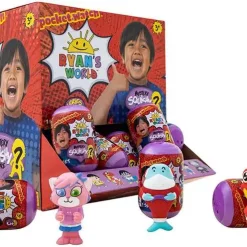 Promo ❤️ Ryan's World Series 3 Squishy Mystery Box [24 Packs] 🎉