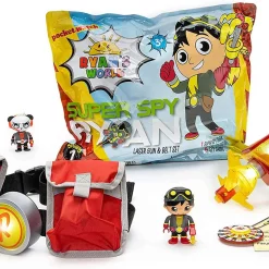 Hot Sale 😀 Pocket ⌚ Watch Ryan's World Super Spy Belt Exclusive [Laser Gun & Belt Set] ⭐