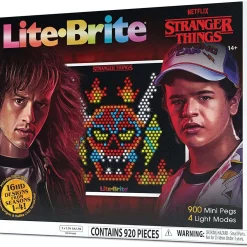 New 🤩 Lite Brite Stranger Things Demogorgon Hunters Exclusive Set [920 Pieces] 🥰