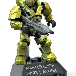 Hot Sale 😍 Halo Heroes Series 8 Master Chief Mini Figure [Mark V Armor] 🌟 -Halo shop 887961660630 inset2
