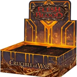 Hot Sale 🛒 Flesh and Blood Trading Card Game Crucible of War (1st Edition {Alpha}) Booster Box [24 Packs] ✔️