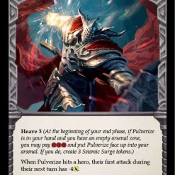 Deals 👏 Flesh and Blood Trading Card Game Everfest Majestic Pulverize EVR021 💯