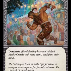 Hot Sale ⌛ Flesh and Blood Trading Card Game Everfest Common Macho Grande EVR029 [Blue] 🔥