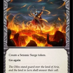 Cheap 💯 Flesh and Blood Trading Card Game Everfest Common Seismic Stir EVR032 [Blue] ✔️