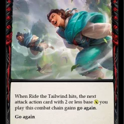 Top 10 👍 Flesh and Blood Trading Card Game Everfest Common Ride the Tailwind EVR044 [Red] ✨