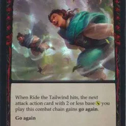 Top 10 🛒 Flesh and Blood Trading Card Game Everfest Common Ride the Tailwind (Rainbow Foil) EVR045 [Yellow] ✔️