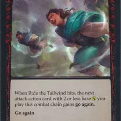 Flash Sale 🔔 Flesh and Blood Trading Card Game Everfest Common Ride the Tailwind EVR046 [Blue Foil] 💯