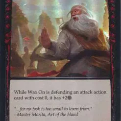 Best deal 🔔 Flesh and Blood Trading Card Game Everfest Common Wax On (Rainbow Foil) EVR052 [Blue] ✨