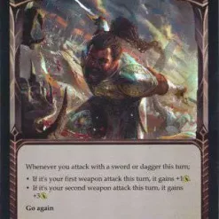 Best deal 🥰 Flesh and Blood Trading Card Game Everfest Rare Slice and Dice (Rainbow Foil) EVR057 [Red] 🔔