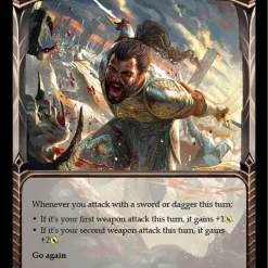 New 🎁 Flesh and Blood Trading Card Game Everfest Rare Slice and Dice EVR058 [Yellow Extended Art] 😍