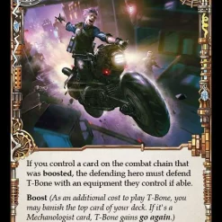 Budget 😉 Flesh and Blood Trading Card Game Everfest Rare T-Bone EVR073 [Red] 💯