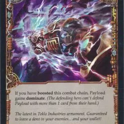 Coupon 🔔 Flesh and Blood Trading Card Game Everfest Common Payload (Rainbow Foil) EVR076 [Red] ⌛