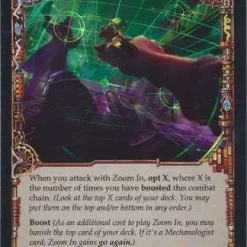 Cheapest 👍 Flesh and Blood Trading Card Game Everfest Common Zoom In(Rainbow Foil) EVR079 [Red] 👏