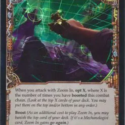 Best Pirce 🌟 Flesh and Blood Trading Card Game Everfest Common Zoom In (Rainbow Foil) EVR081 [Blue] 🌟
