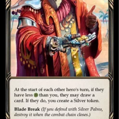 Outlet 👍 Flesh and Blood Trading Card Game Everfest Legendary Silver Palms EVR086 ⭐