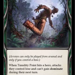 Cheapest 👍 Flesh and Blood Trading Card Game Everfest Common Timidity Point EVR097 [Red] 🌟