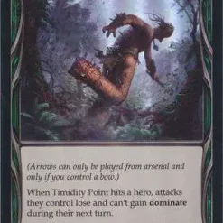 Budget 👏 Flesh and Blood Trading Card Game Everfest Common Timidity Point (Rainbow Foil) EVR098 [Yellow] 🎁