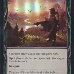 Discount 😍 Flesh and Blood Trading Card Game Everfest Common Read the Glide Path (Rainbow Foil) EVR101 [Yellow] 🌟