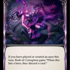 Outlet ⭐ Flesh and Blood Trading Card Game Everfest Common Reek of Corruption EVR114 [Yellow] 🤩