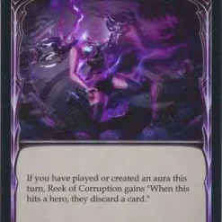 Outlet 👏 Flesh and Blood Trading Card Game Everfest Common Reek of Corruption (Rainbow Foil) EVR115 [Blue] 🤩