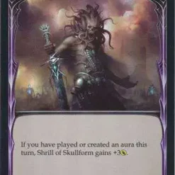 Outlet ⭐ Flesh and Blood Trading Card Game Everfest Common Shrill of Skullform (Rainbow Foil) EVR118 [Blue] 👏