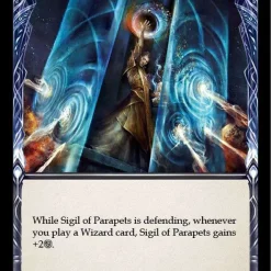 Discount ✔️ Flesh and Blood Trading Card Game Everfest Majestic Sigil of Parapets EVR122 👍