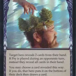 Best deal 👍 Flesh and Blood Trading Card Game Everfest Common Pry (Rainbow Foil) EVR129 [Yellow] ✔️