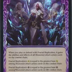 Buy 😀 Flesh and Blood Trading Card Game Everfest Majestic Fractal Replication (Rainbow Foil) EVR138 😉