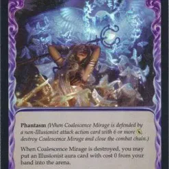 Best Pirce ✔️ Flesh and Blood Trading Card Game Everfest Common Coalescence Mirage (Rainbow Foil) EVR144 [Red] 🥰
