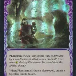 Coupon 🎉 Flesh and Blood Trading Card Game Everfest Common Phantasmal Haze (Rainbow Foil) EVR147 [Red] 🎁