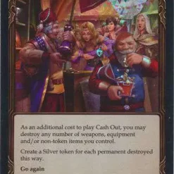 Coupon 😍 Flesh and Blood Trading Card Game Everfest Majestic Cash Out (Rainbow Foil) EVR158 ⌛