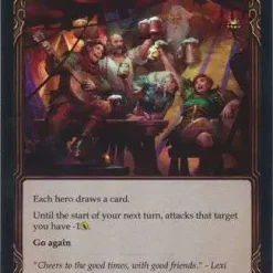 Buy ⌛ Flesh and Blood Trading Card Game Everfest Majestic This Round's on Me (Rainbow Foil) EVR160 💯