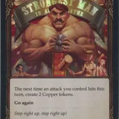 Promo 🧨 Flesh and Blood Trading Card Game Everfest Rare High Striker (Rainbow Foil) EVR166 [Blue] 👏