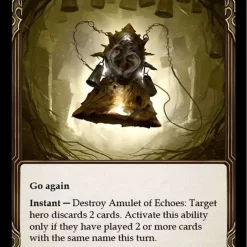 Wholesale 🎉 Flesh and Blood Trading Card Game Everfest Rare Amulet of Echoes EVR177 ✔️