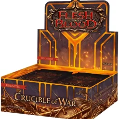 Flash Sale ✨ Flesh and Blood Trading Card Game Crucible of War (Unlimited) Booster Box [24 Packs] ⌛