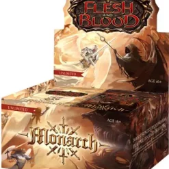 Coupon 😀 Flesh and Blood Trading Card Game Monarch (Unlimited) Booster Box [24 packs] ✔️