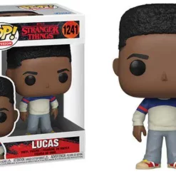 Discount 🎁 Funko Stranger Things POP! Television Lucas Sinclair Vinyl Figure #1241 🧨