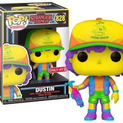 Best deal ✔️ Funko Stranger Things Season 3 POP! Television Dustin Exclusive Vinyl Figure #828 [Blacklight] 🥰