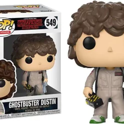 Outlet ✨ Funko Stranger Things POP! Television Ghostbuster Dustin Vinyl Figure #549 [Damaged Package] 💯
