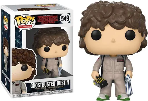 Outlet ✨ Funko Stranger Things POP! Television Ghostbuster Dustin Vinyl Figure #549 [Damaged Package] 💯 -Halo shop funkos2dustinghostbdp