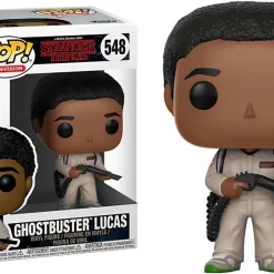 Deals 🥰 Funko Stranger Things POP! Television Ghostbuster Lucas Vinyl Figure #548 [Damaged Package] ✨