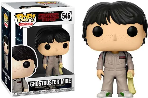 Cheap 🧨 Funko Stranger Things POP! Television Ghostbuster Mike Vinyl Figure #546 [Damaged Package] ⭐ -Halo shop funkos2mikeghostbdp