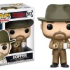 Coupon ✨ Funko Stranger Things POP! Television Hopper with Donut Vinyl Figure #512 [Regular Version With Hat, Damaged Package] 🎉 -Halo shop funkosthopperdp