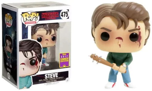 Top 10 👍 Funko Stranger Things POP! Television Steve Exclusive Vinyl Figure #475 [Damaged Package] 🥰 -Halo shop funkostrangestevedp