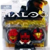 Best Pirce 🤩 McFarlane Toys Halo Wave 1 Mark VI, EOD & CQB 12-Inch Helmet 3-Pack [Red] 👏 -Halo shop h09helmset1