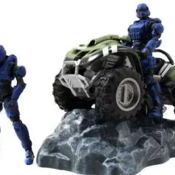 Best reviews of ✨ Halo 4 S-1 Series UNSC Mongoose with Blue Spartan Soldier & Warrior 3-Inch Diecast Set #96619 [Combat Edition] 😀 -Halo shop halo4unscspartan inset4