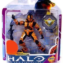 Outlet ⌛ McFarlane Toys Halo 3 Series 6 Medal Edition Spartan Soldier CQB Exclusive Action Figure [Orange] 💯